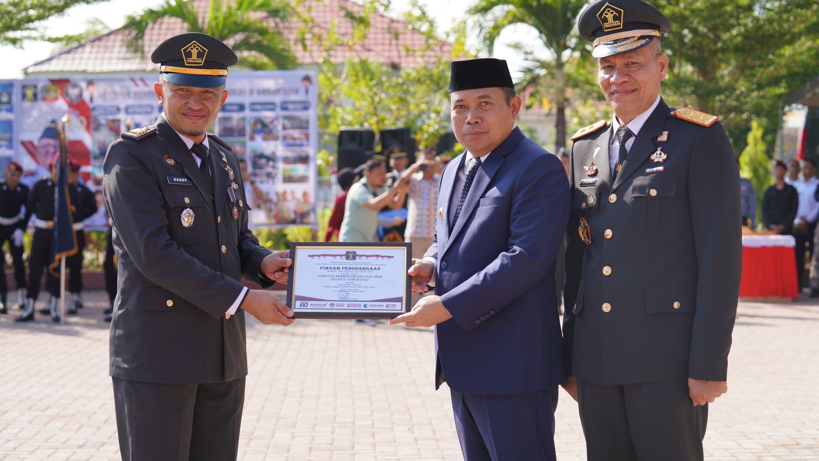 LPKA Gorontalo Raih Penghargaan LPKA Terbaik II Pada HBP Ke-60