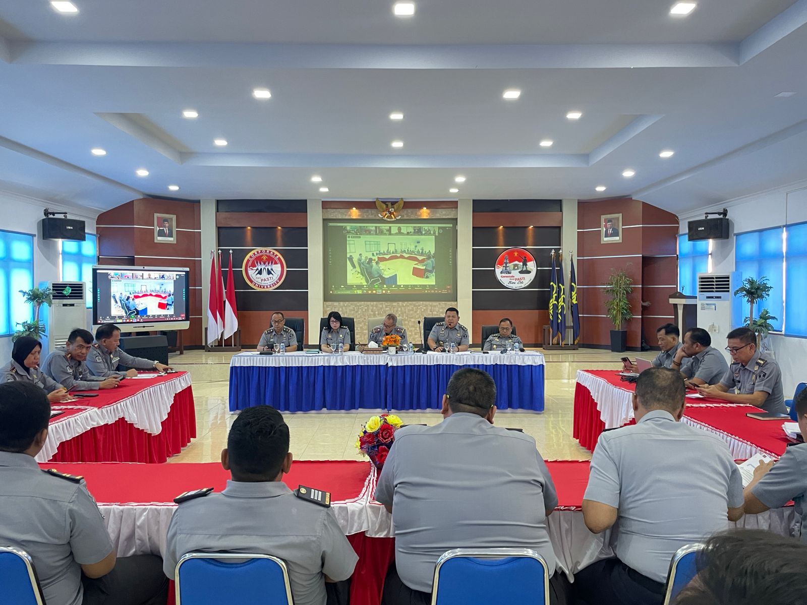 LPKA Gorontalo Ikuti Rapat Persiapan Upacara HBP Secara Daring dan Luring